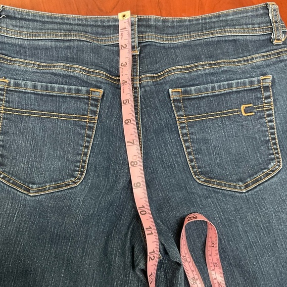 Chico’s Straight Leg Jeans Med Wash Denim Stretch Size 8 Short (Chico’s 1 Short) - Picture 6 of 9